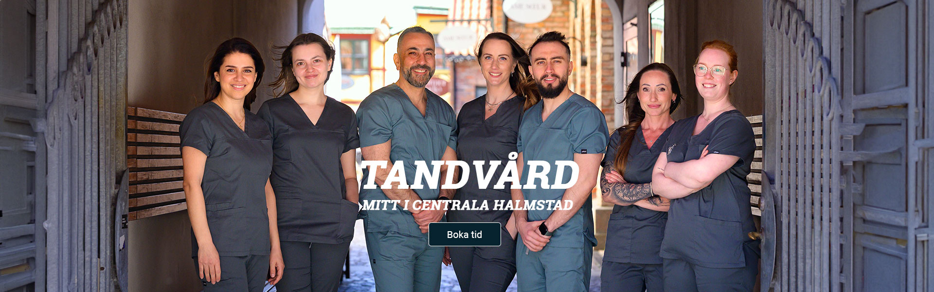 Tandläkare mitt i centrala Halmstad
